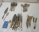 59 Pc Oneida Community Lady Hamilton Silverplate Flatware Set + Guarantee Bookle — photo 1