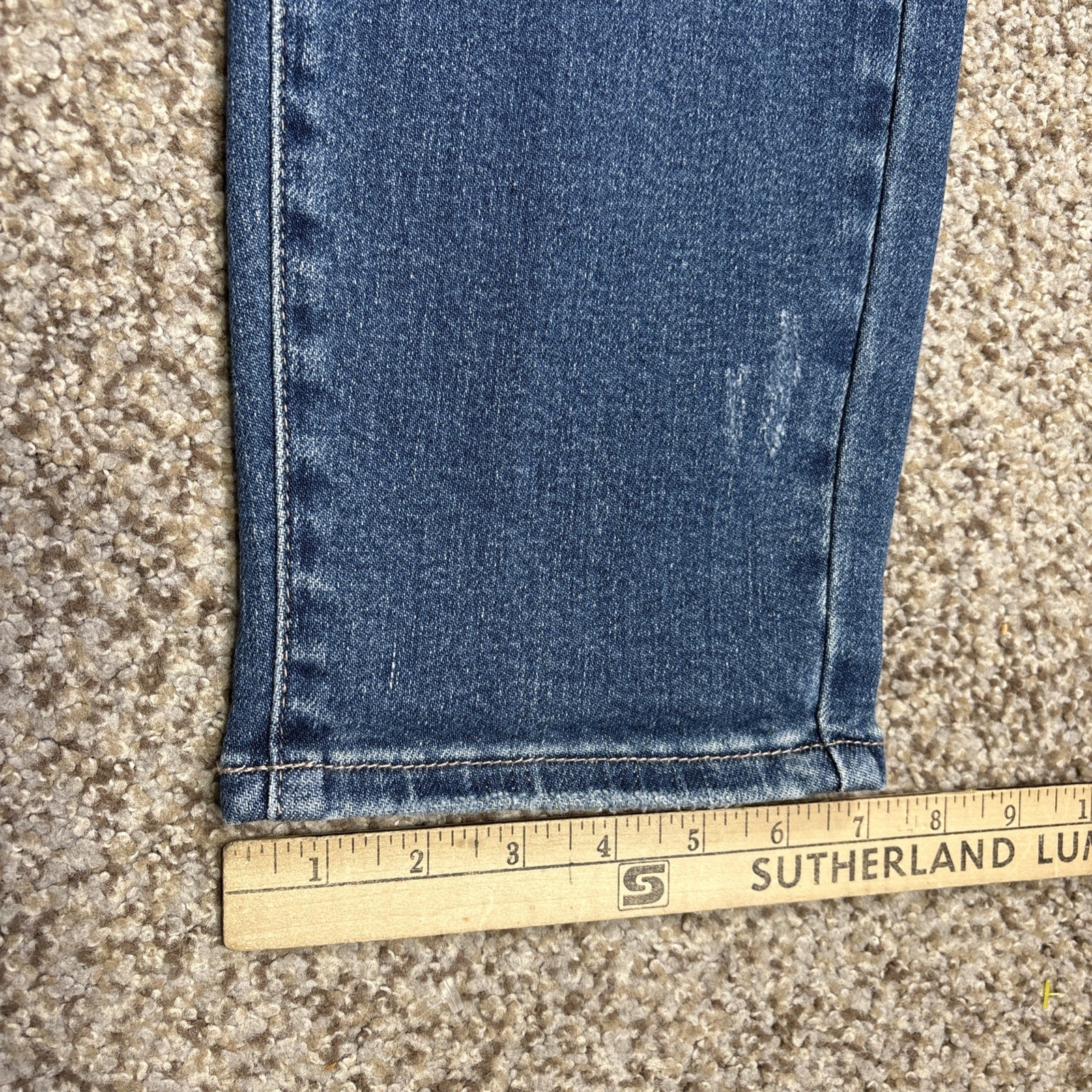 Judy Blue Straight Leg Jeans High Rise Womens 15/32 Fits 32 X 27.5 New With Tags - View 13