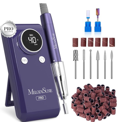 MelodySusie Professional 2 in 1 Nagelbohrer Set 40.000 U/min
