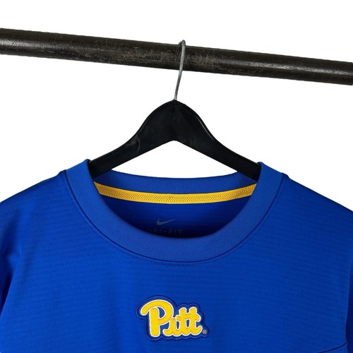 Sudadera universitaria para hombre Y2K Nike Center Swoosh Pitt Panthers Dri Fit talla S - Imagen 3 de 8