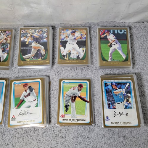 2011 Topps MLB Bowman Parallel Gold Rookie Card Lot (102) - Matt Carpenter +More - Picture 2 of 3