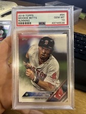 2016 Topps Mookie Betts #161 Red Sox PSA 10