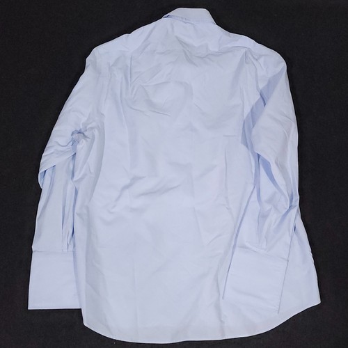 Charles Tyrwhitt Tuxedo Shirt Men 18/36 Classic Fit Blue French Cuff Non Iron - Picture 9 of 12
