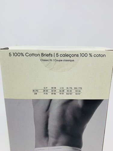 Calzoncillos CALVIN KLEIN para hombre 100 % algodón *paquete de 5* negros con cintura de color suave, pequeños - Imagen 6 de 10