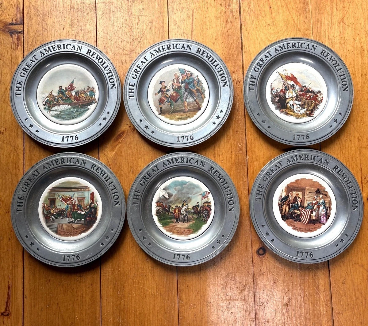 bicentennial pewter plates products for sale | eBay