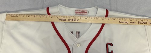 ERROR Jersey Jason Varitek Boston Red Sox Mitchell Ness White Cooperstown - Picture 8 of 10