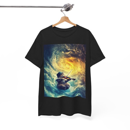 MUSICIAN VIOLIN CAT ART TSHIRT JAZZ ORCHESTRA BAND GIFT MEN WOMEN TEENS SHIRT - Picture 12 of 17
