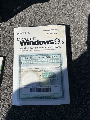 NEW Sealed Microsoft Windows 95 never opened - Picture 3 of 3