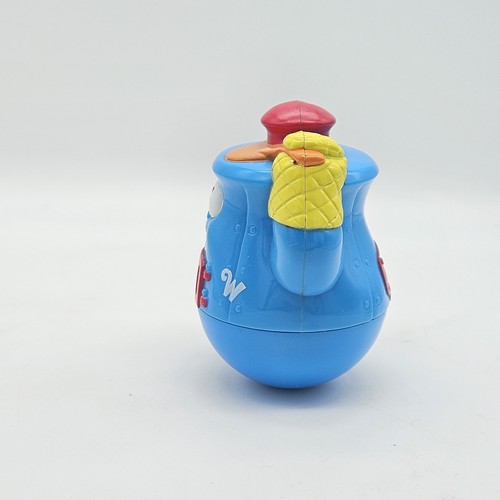 Hasbro Weebles Wobble 2004 figura horno chef azul 3" de alto_S One Seven - Imagen 2 de 6