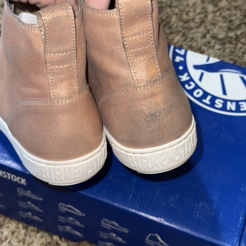 Birkenstock Bartlett Metallic Rose Women’s size EU 38 US L7 Narrow Fit- New Shoe - Picture 5 of 8