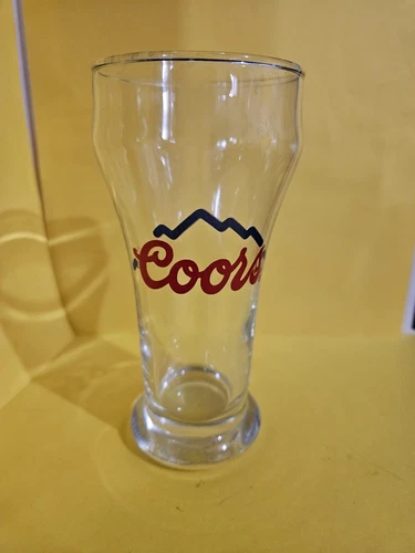 Coors Light Glass Logo Branded 6" 8 Ounce Pilsner Beer Glassware