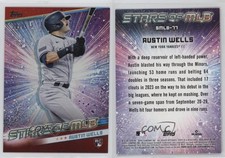 2024 Topps Update Stars of MLB Red /75 Austin Wells #SMLB-77 Rookie RC
