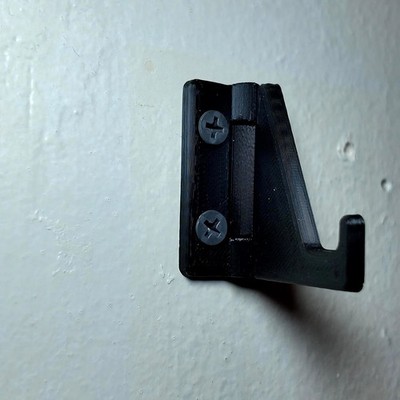 Folding 3d printed wall hook