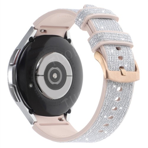 Für Samsung Galaxy Watch 7/6/5/4/FE Ersatz Bling Silikon Sport Armband Band - Bild 17 von 63