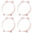  4PCS Haushaltsschreibtisch Spiegel bequemer Make -up -Spiegel entzückender