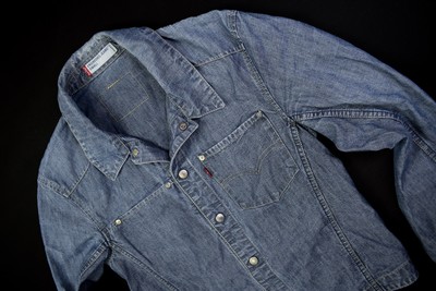 Levis Jeans Jacke Engineered Vintage 90er Jacket Denim Giacca Blau 90s Small S 