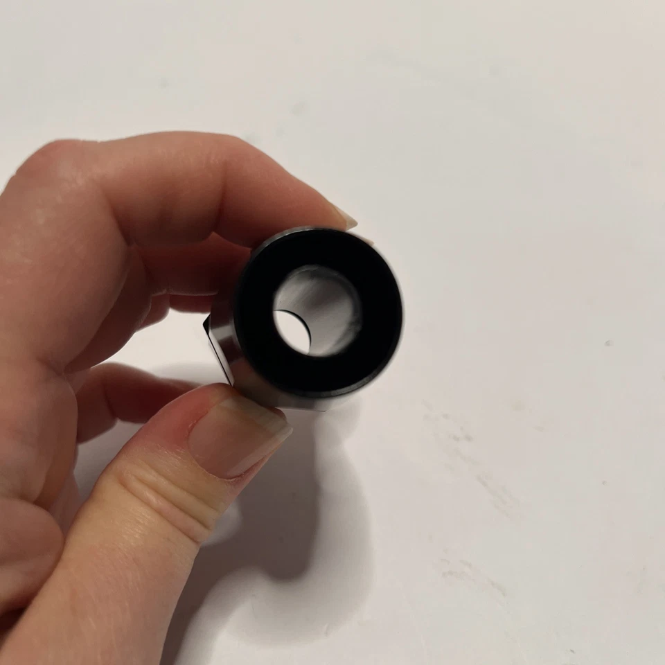 4 piezas 10AN accesorio de extremo de manguera giratorio recto para línea de combustible de aceite CPE aluminio negro Foto 3 de 4