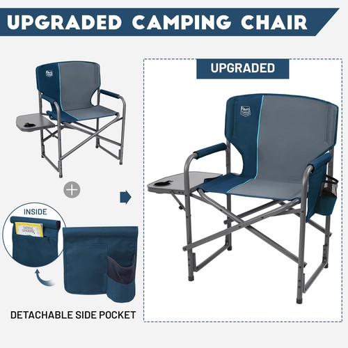 Timber Ridge Aluminium Oversized Campingstuhl Leicht Tragbar Regisseure - Bild 7 von 9