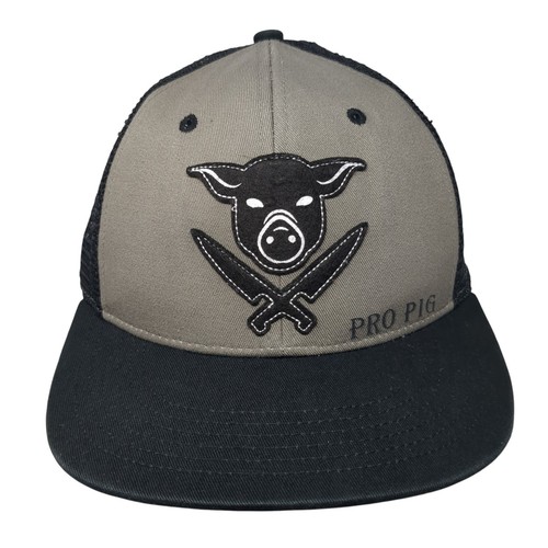 Pro Pig Snapback Trucker Hat Multicolor One Size Adjustable Mesh Back 6 Panel