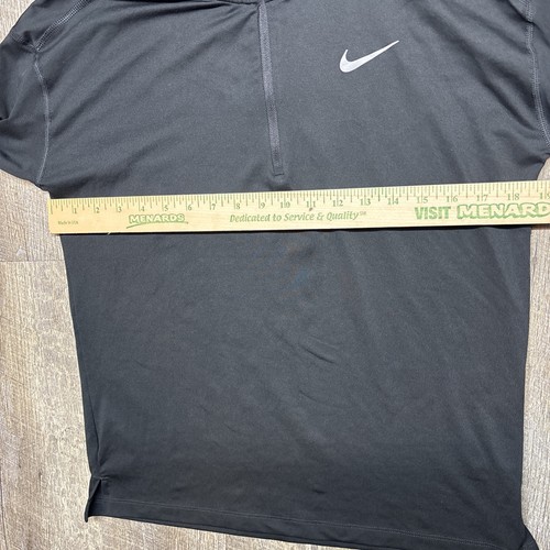 Nike Dri-Fit Element Running 1/2 Zip Top Women Small Black Long Sleeve CU0349 - Picture 3 of 10
