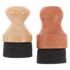  2pcs Cutting Board Oil Wax Applicator Set- Sponge Brush For Food Grade Mineral