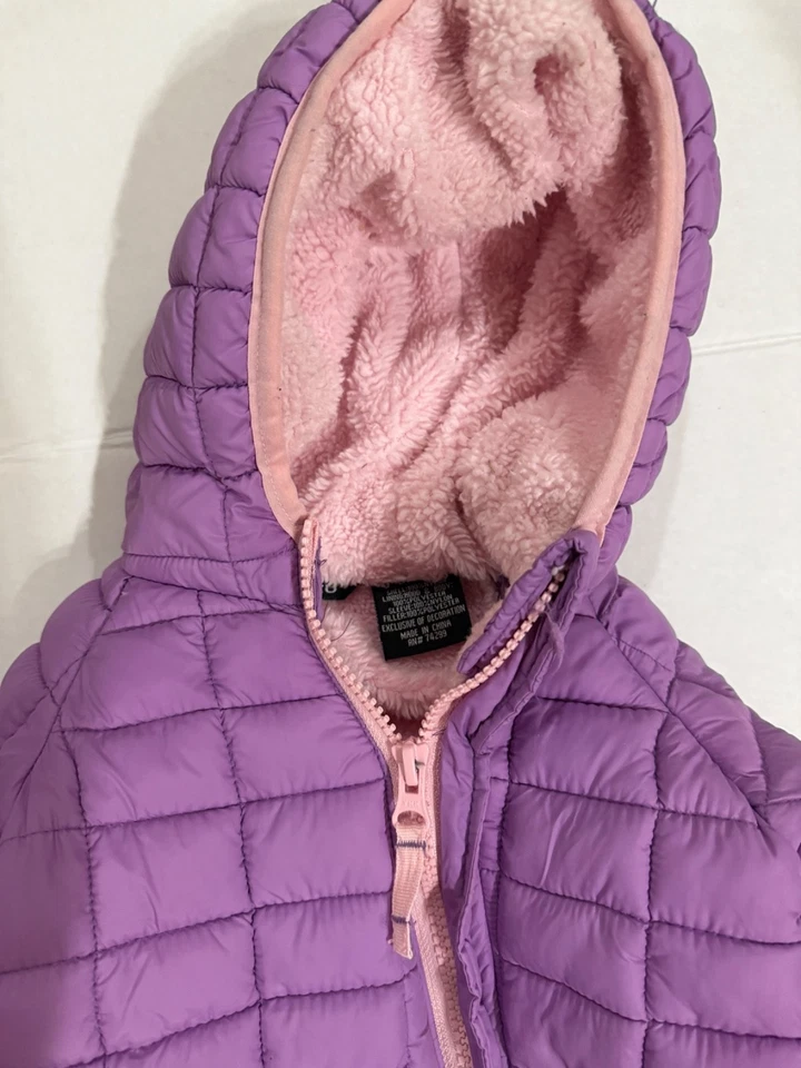 morado y lavanda snowzu cálido invierno bebé traje de nieve 3-6 meses buen estado  Foto 2 de 4