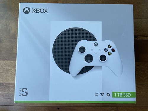 Microsoft Xbox Series S 1TB Konsole mit Wireless Controller - Weiß - Bild 1 von 3
