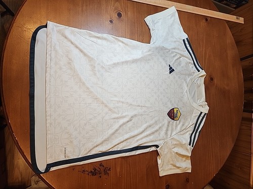 Maglia Roma 1927 maglia calcio away 2023 - 2024 panna Adidas uomo taglia L - Foto 7 di 13