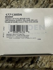 Moen Eva Hot Or Cold Handle Kit Brushed Nickel 177138BN