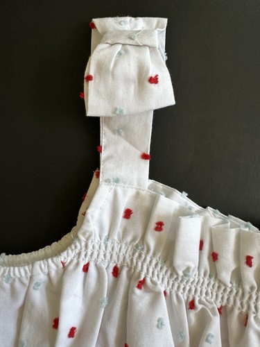 JANIE AND JACK lot of 2 Girls Size 4 DRESSES Sundress July 4th cotton White Red - Picture 6 of 17
