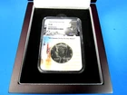 1964 P  Accented Hair, Silver Kennedy Half Dollar  NGC Pf 68, Sig. Series Holder
