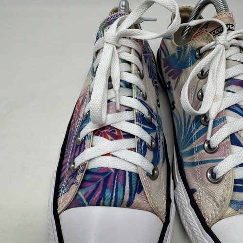 Converse Chuck Taylor All Star Low Tropical Print Floral Size Men's 8 Women's 10 - Picture 8 of 14