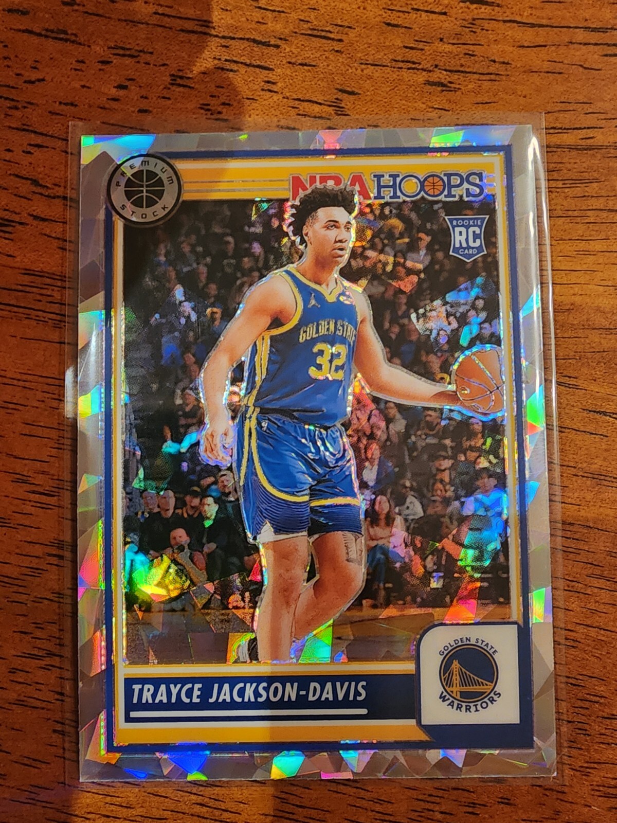 Trayce Jackson-Davis (RC) 2023-24 Hoops Premium Stock Cracked Ice Prizm #68