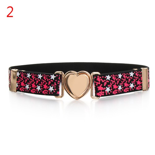 Fashion Adjustable Kids Stretch Dresses Waist Belt Elastic Belts Girls - Picture 16 of 21