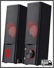 Redragon GS550 PC Gaming Speakers, 2.0 Channel Desktop Computer Sound Bar with C