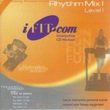IFit Workout Rhythm Mix I Level I MUSIC AUDIO CD treadmill exercises high energy