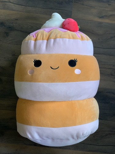 20" Squishmallow Strawberry Shortcake Pancake Cute Sawtelle Great Condition