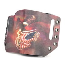 FN - OWB Slotted Gun Holster - Optic Ready - Eagle on Flag