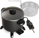 Kitchen Kettle Multi Cooker Stick Free Heat Control Nonstick Deep Frying1200W