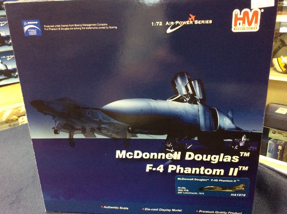 Hobby Master 1:72 McDonnell Douglas F-4D 48th TFW RAF Lakenheath 2018 HA2018 Hobby Master 1:72 McDonnell Douglas F-4D 48th TFW RAF Lakenheath 2018 HA2018