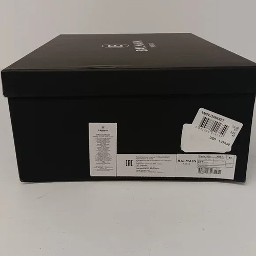 Balmain Men's Unicorn Blk/Green Low-Top Chunky Sneakers - EU44/US11 - Picture 12 of 12