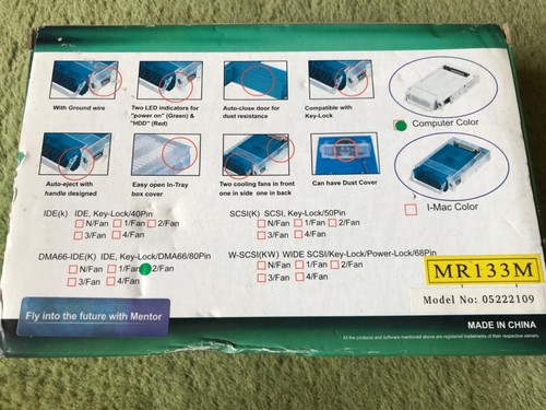 MOBILE RACK SWAP FOR HDD/ZIP/LS-120/MO/TAPE/SYJET New /Boxed - Picture 3 of 6