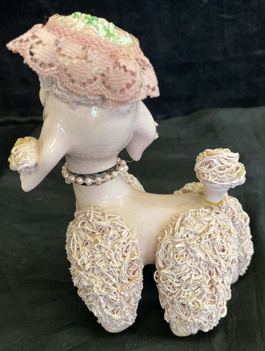 Pink & Blue 1950s Spaghetti Poodles Collectible Figurines Set of 2 by Thames - Picture 5 of 20