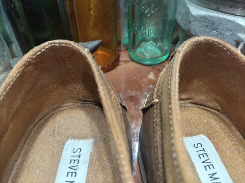 Men's Steve Madden Oxford Size 9B Leather dress shoes Jagwar lightly used NICE - Picture 9 of 17