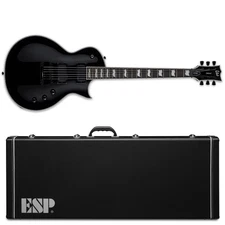 ESP LTD EC-1000S Fluence F Black BLK Electric Guitar + Hardshell Case EC-1000 S