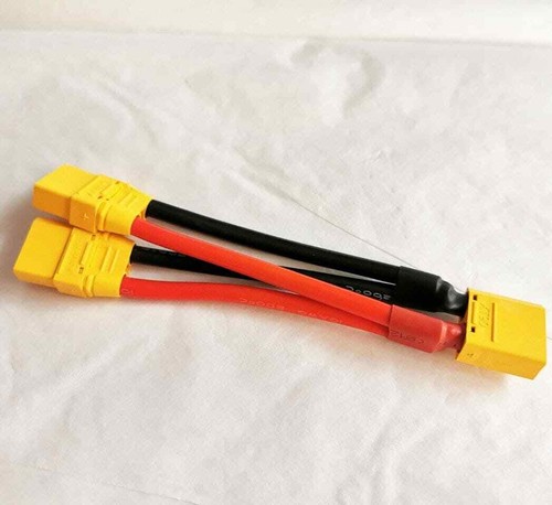 XT90 Parallelstecker 1 Stecker auf 2 Buchsen Adapter LiPo Stecker Heavy Duty 10AWG - Bild 3 von 3