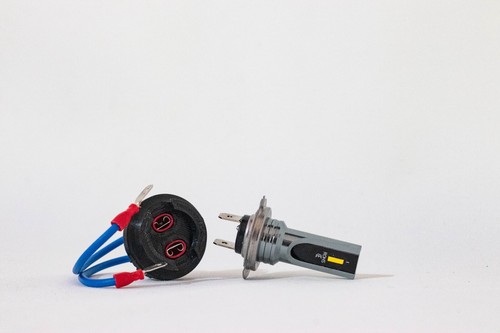 LAMPADINA LED VESPA 50 SPECIAL 12V - CON ADATTATORE FANALE ANTERIORE ORIGINALE - Picture 32 of 35
