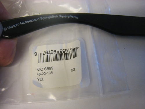 Nickelodeon Sponge Bob SUNGLASSES SB(( with SB Hard Case - Picture 5 of 5