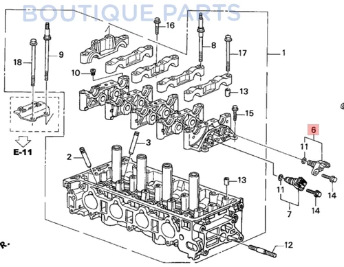 OEM Genuine for Honda Camshaft Position Sensor 37510-PNB-003 — CMP Accord Civic - Picture 5 of 8