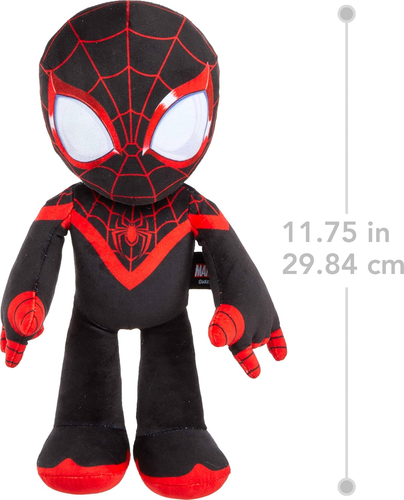Marvel Spider-Man Miles Morales Plush Talkers 11.75" Soft Toy 10 Sounds & Phrase - Picture 3 of 6